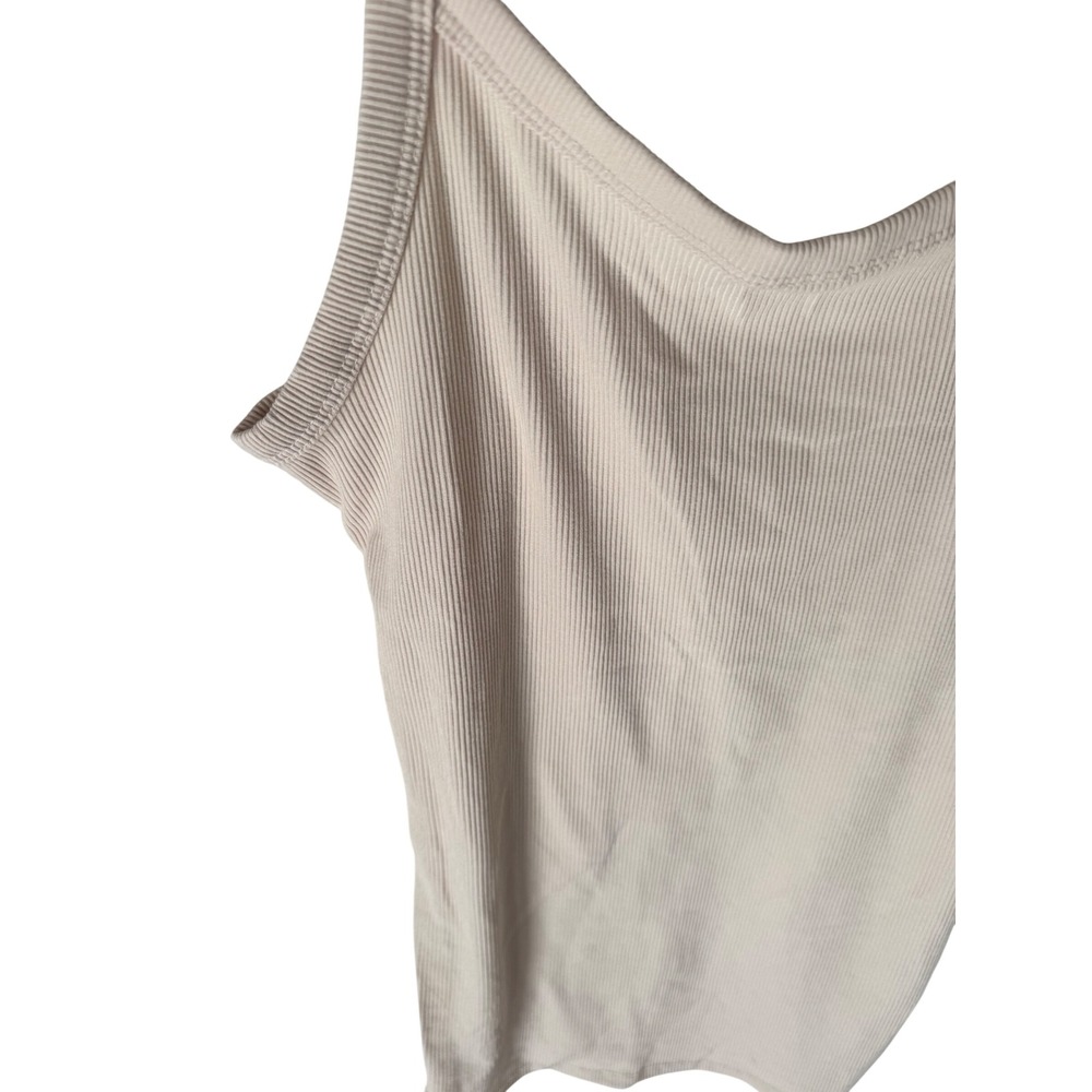 No Boundaries Womens Ribbed Knit Camisole Tank Top Beige Small‎ S 3-5 41S84 - Picture 2 of 3